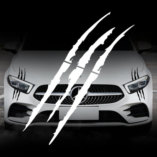Stickers Griffures pour Phares – Style Tuning Noir